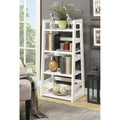 4-Tier White Bookcase A68173