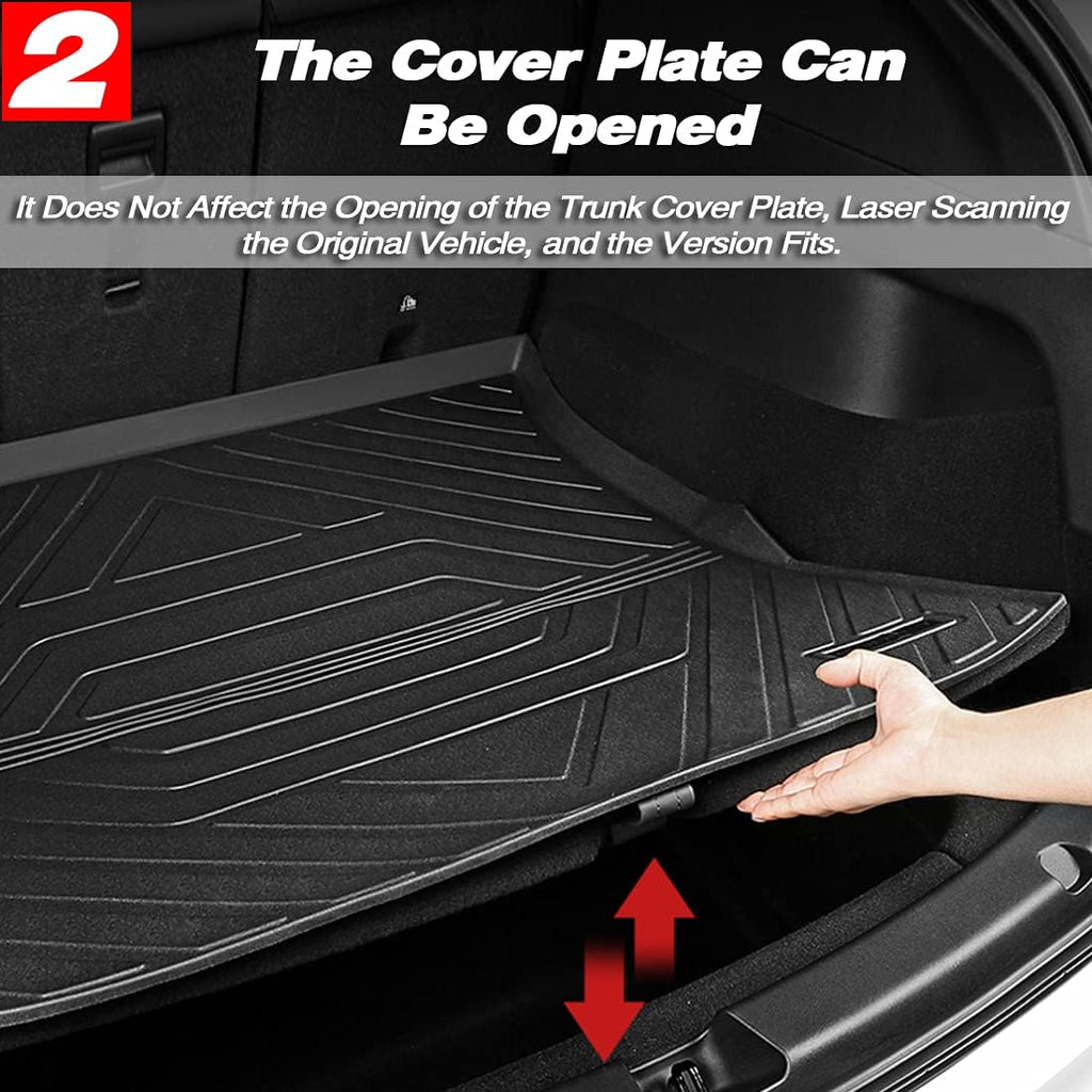 Black Pack of 2 TPE Trunk Mat C2404