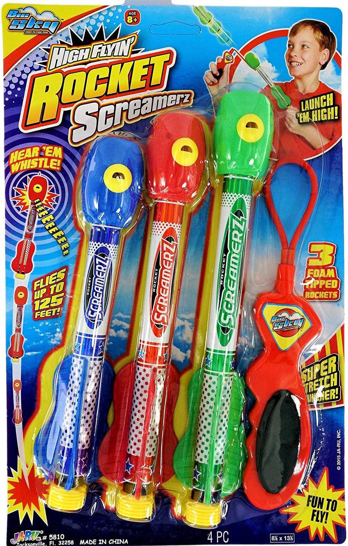 Assorted Plastic Rocket Screamer, Pack of 12 R85926