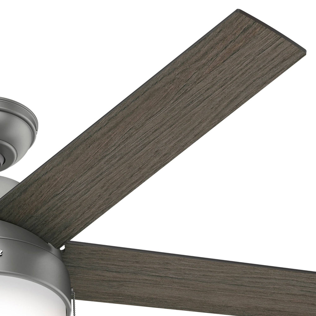 Matte Silver LED Ceiling Fan Z348