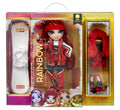 Red Fashion Doll Playset With 2 Outfits, Snowboard And Winter Accessories Y134812