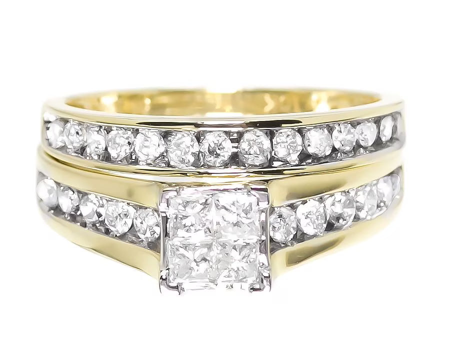10k Yellow Gold Diamond Engagement Ring Y991541