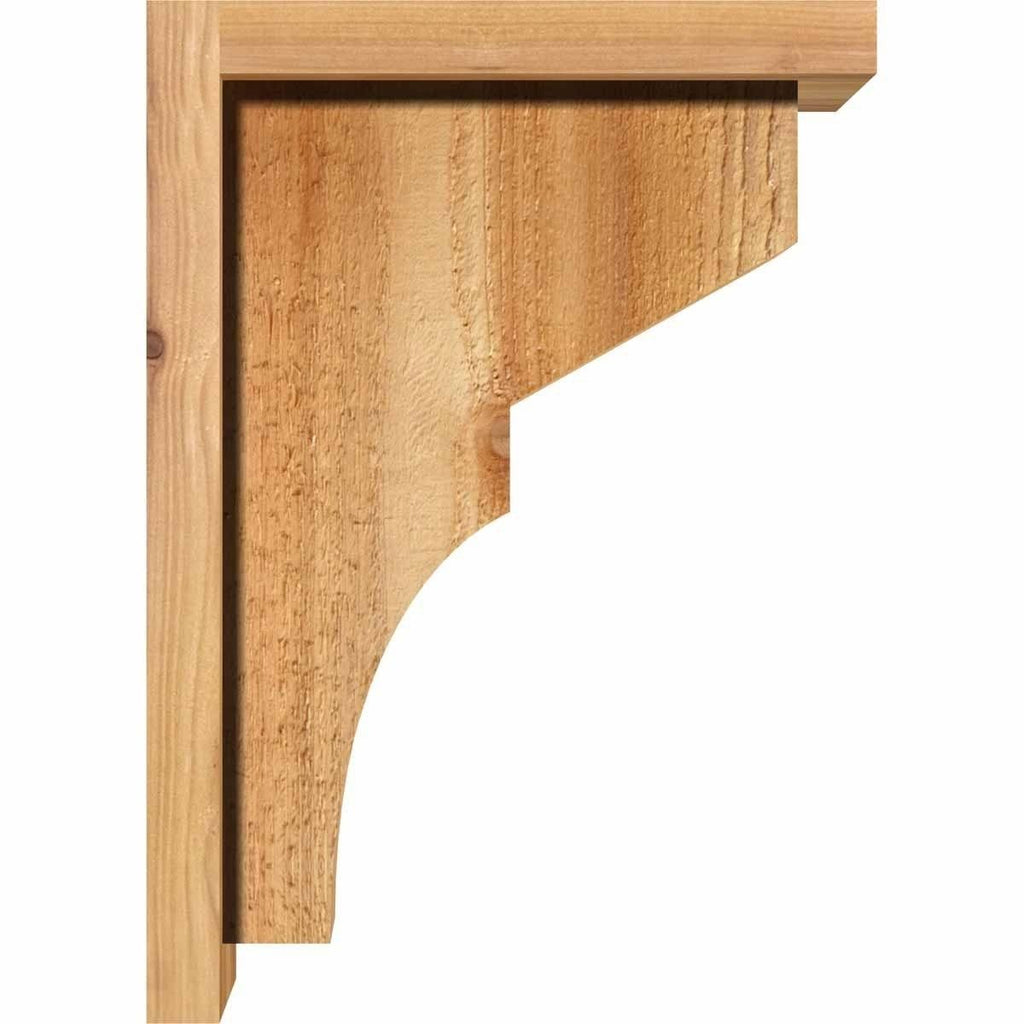Monterey Rough Sawn Corbel with Backplate, Western Red Cedar K64255