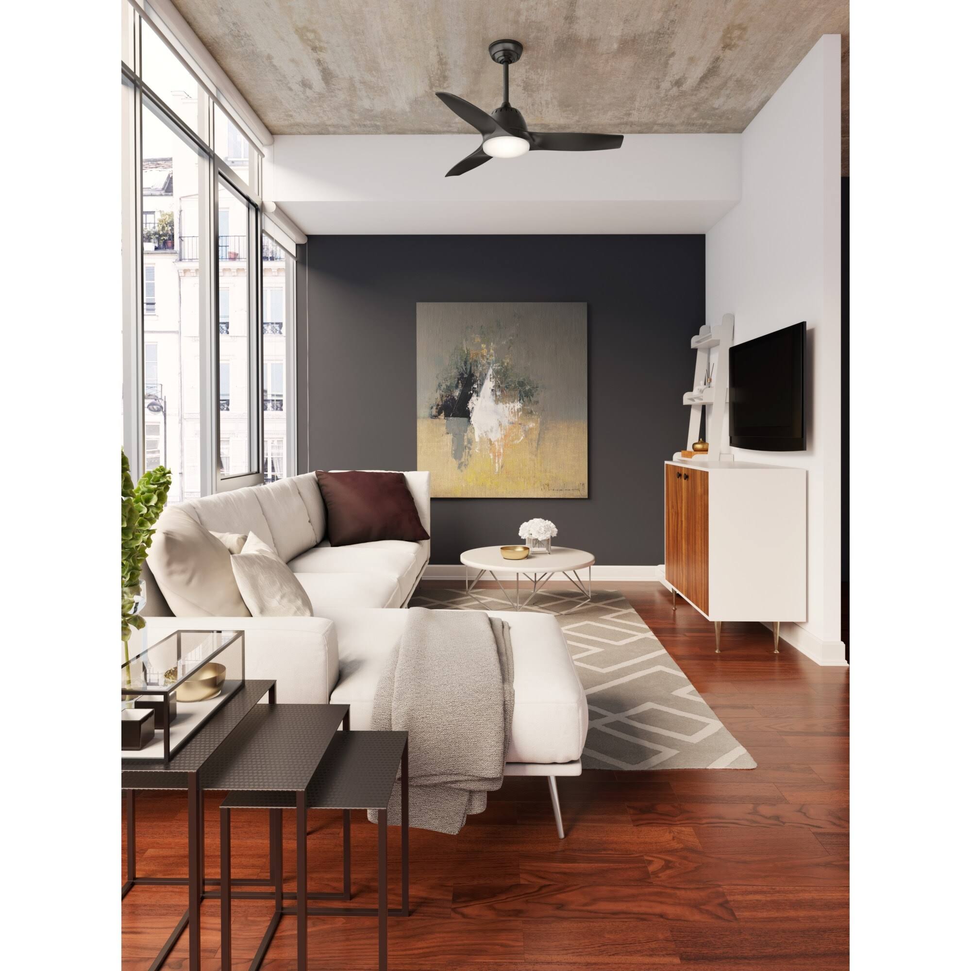 Fresh White LED Ceiling Fan L443047