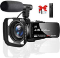 2.7K 30FPS 30MP IR Night Vision Camcorder with 2.4G Remote and Microphone O2620