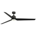 Bronze Ceiling Fan with Black Blades H8896