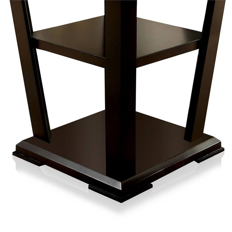 Dark Cherry Square Counter Height Dining Table H47784