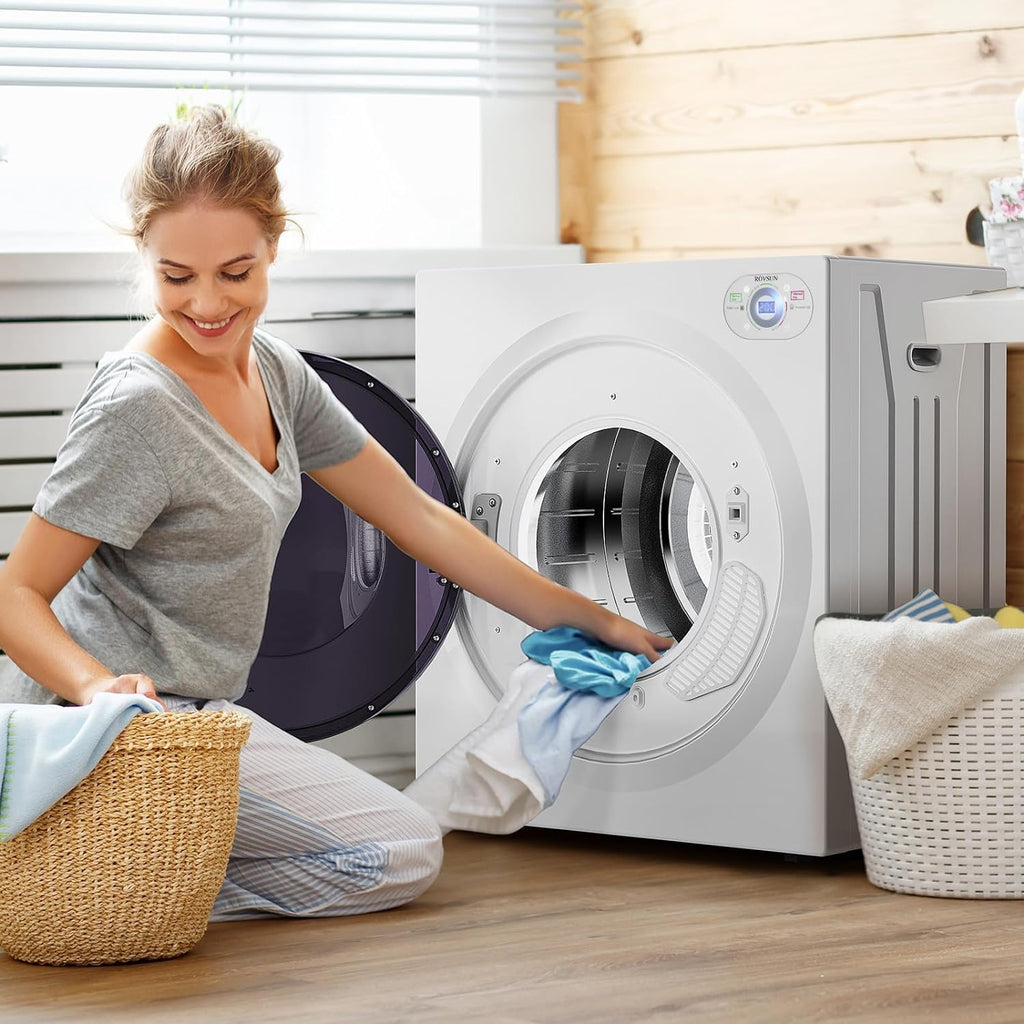 Compact Front Load Laundry Dryer with LCD Control Panel X99996