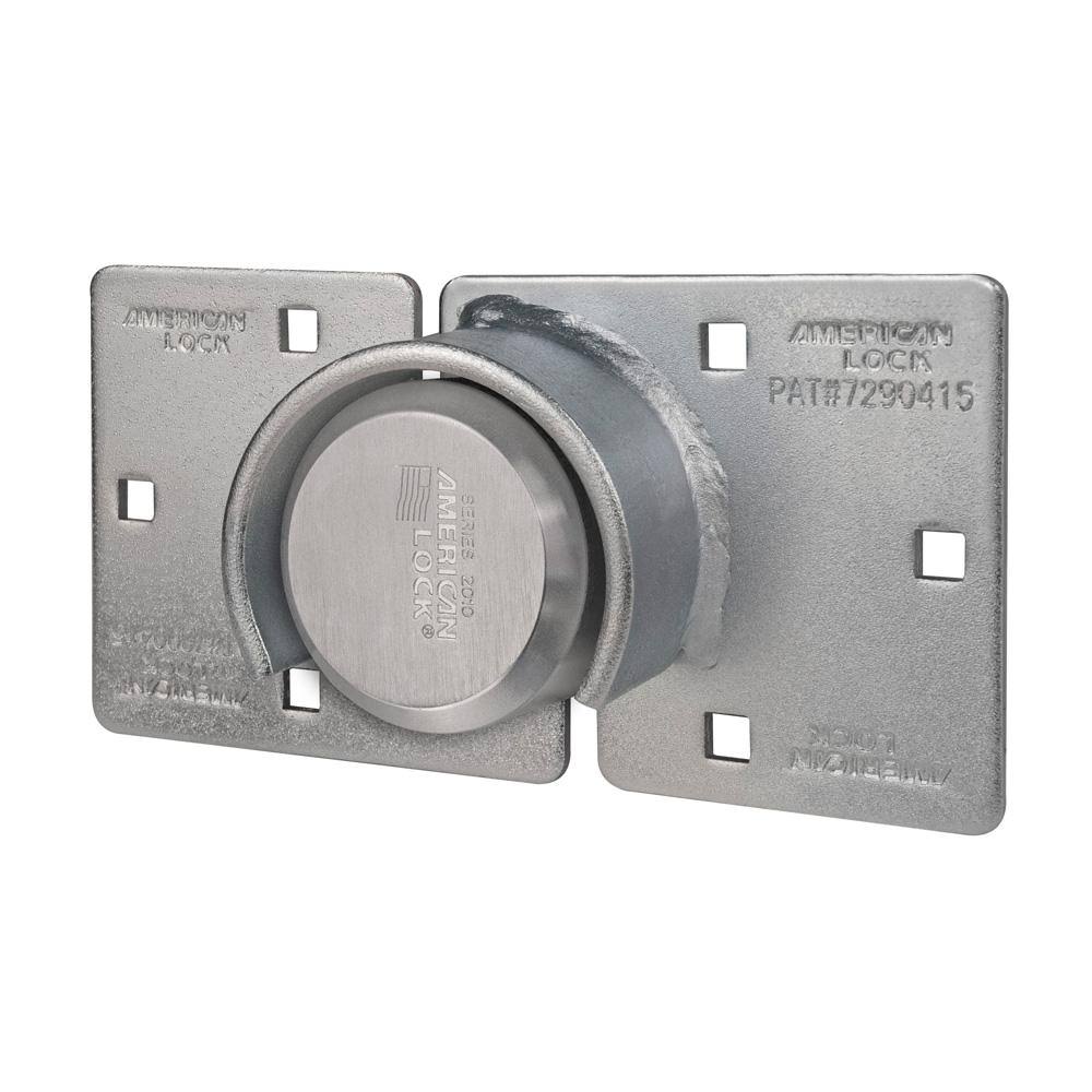 Solid Steel Rekeyable Padlock with Hasp 2-7/8in Wide L96692