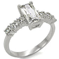 Stainless Steel Ring with Cubic Zirconia L661385