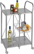 3 Tier Rolling Metal Cart U88365