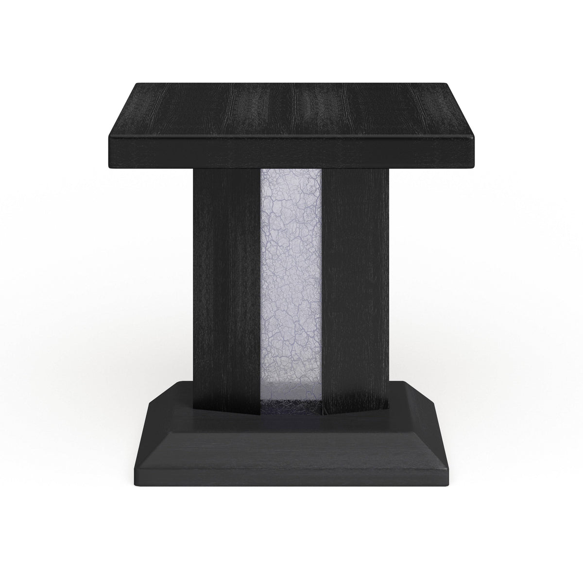 Black LED End Table E70363