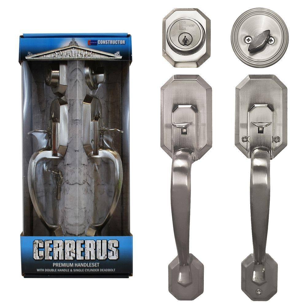Satin Nickel Entry Door Handleset U263854
