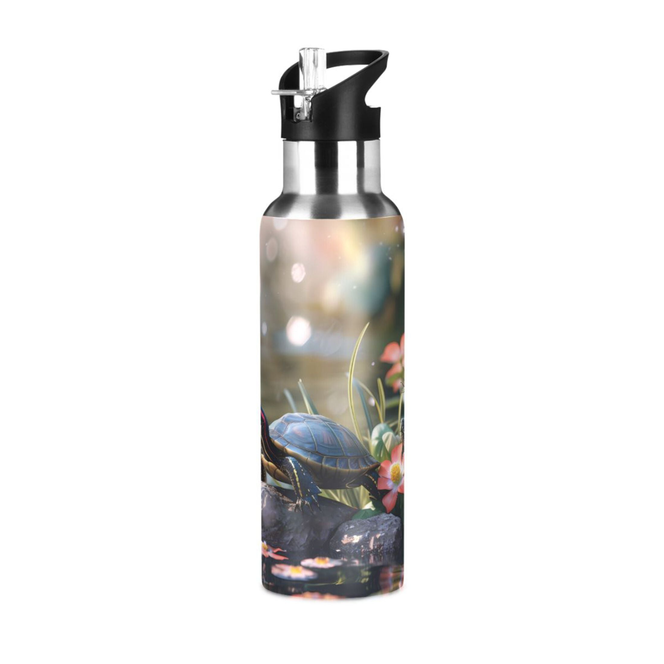 Insulated Stainless Steel Water Bottle with Straw Lid 20 oz M801119
