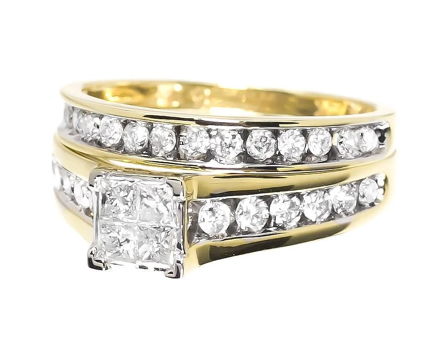 10k Yellow Gold Diamond Engagement Ring Y991541