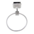 Polished Silver Wall Mounted Towel Ring O1379