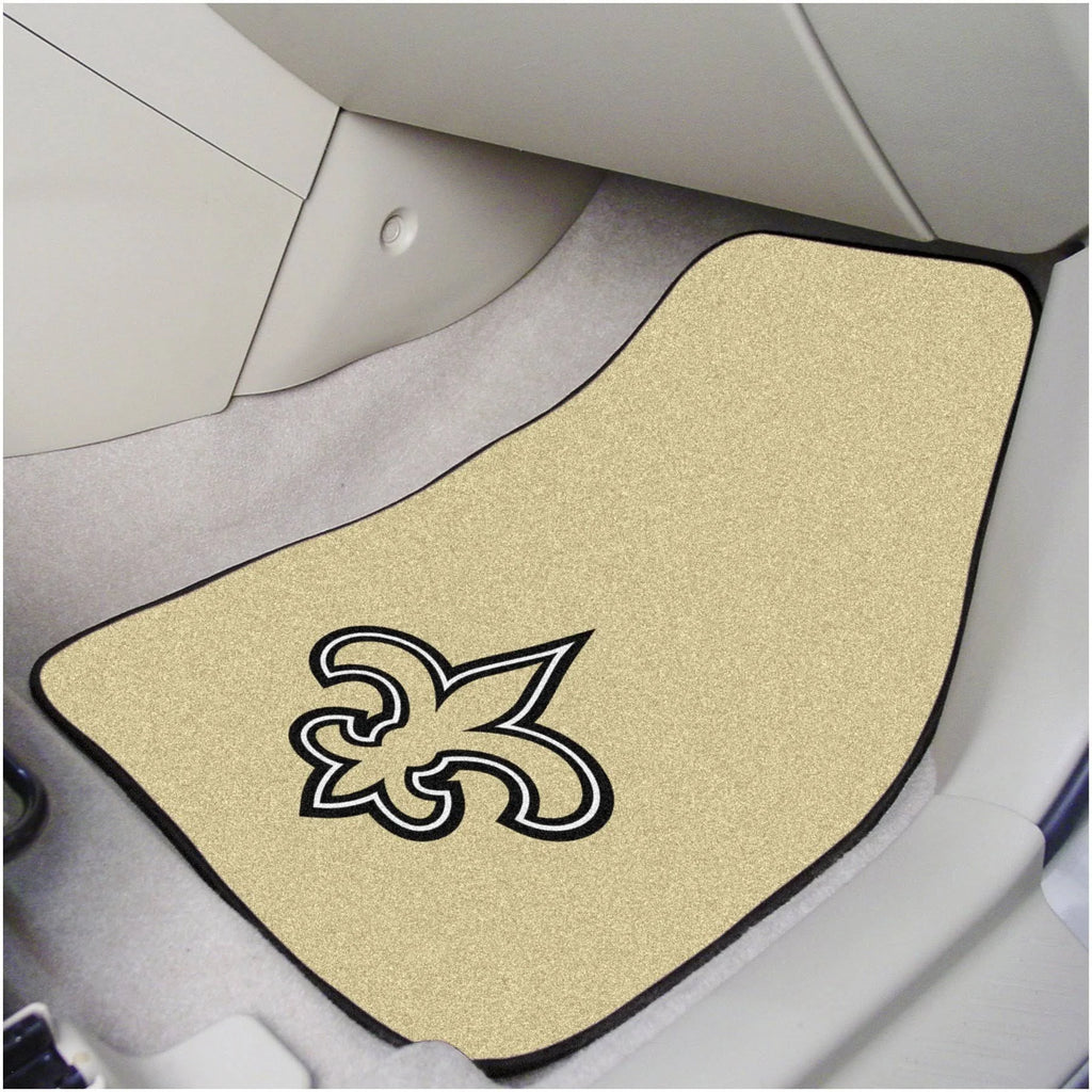 2-pc Set of Front Carpet Car Mats, Universal Size Q810209