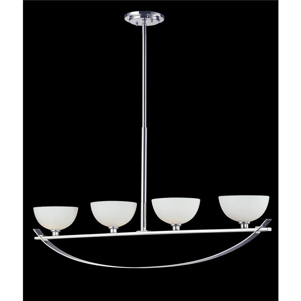 Chrome 4 Light Island Light H7514