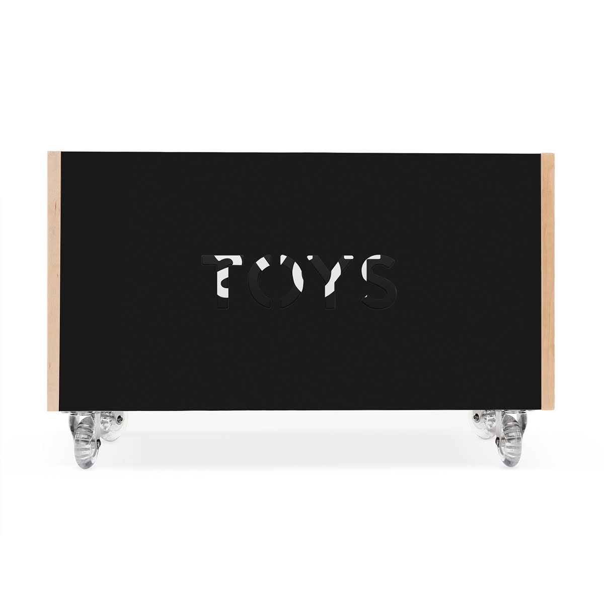 Toy Box Chest on Casters, Birch / White B91140