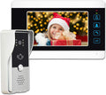 7 Inches Aluminum Alloy Panel Wired Video Door Phone Kits R309