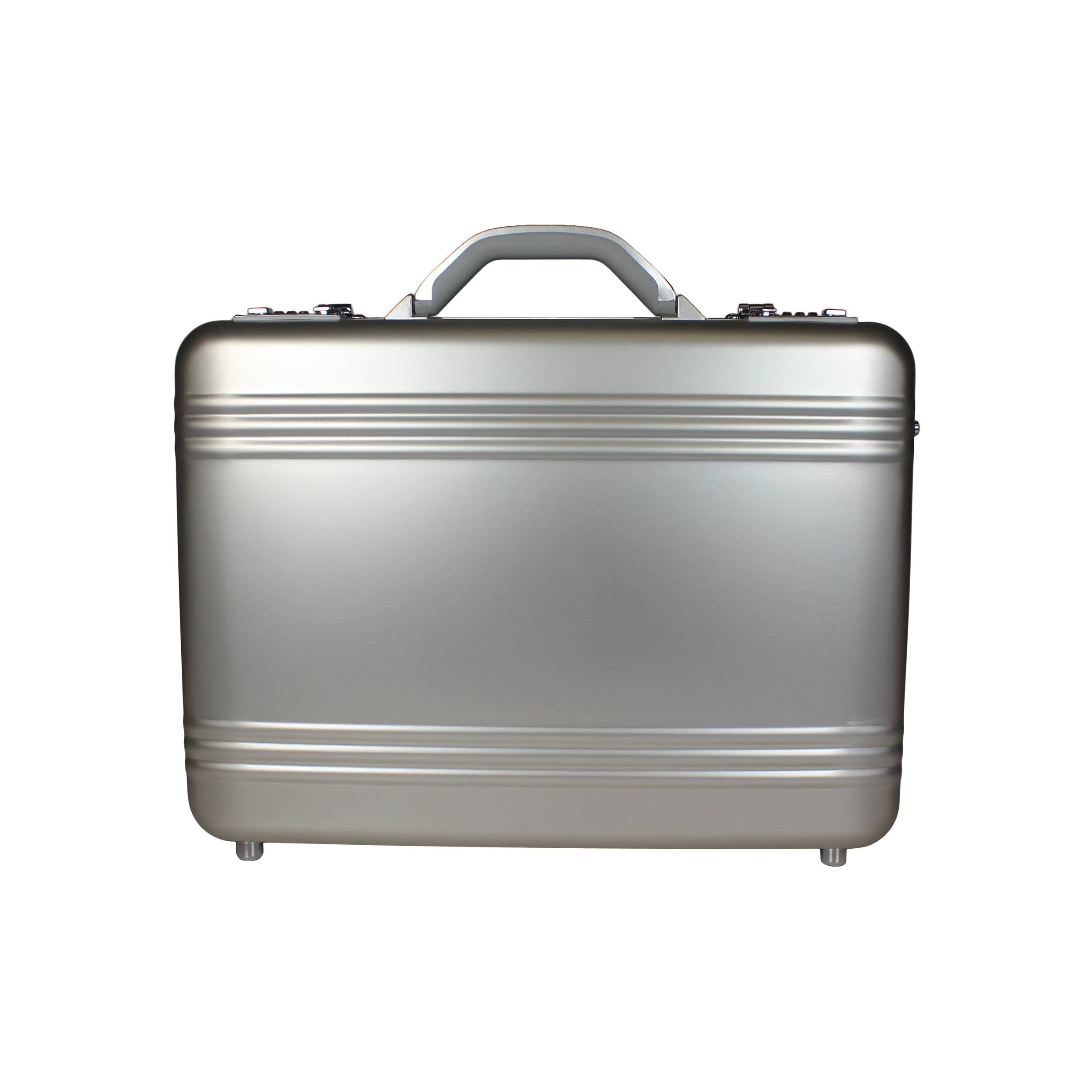 Aluminum Silver Laptop Attache Case L3346