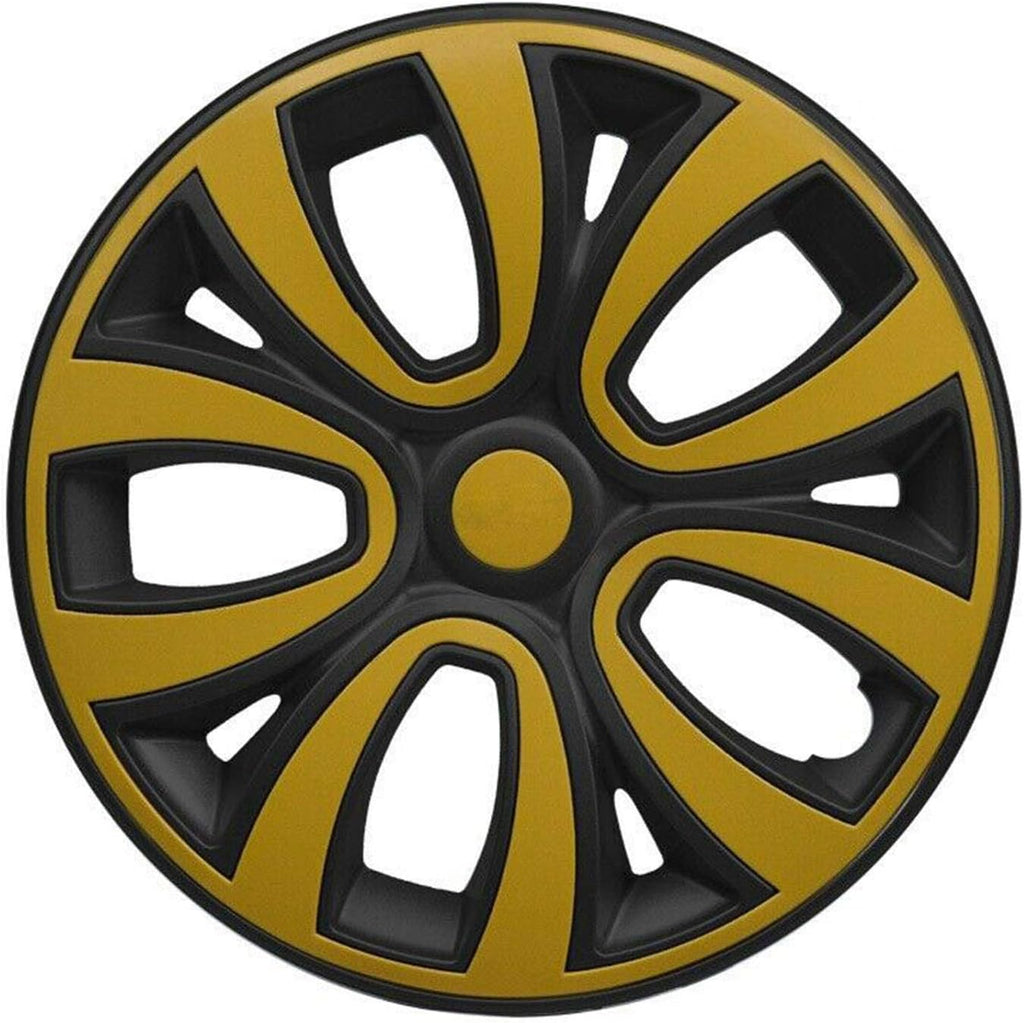 16 inch Matt Black Hubcaps 4 Pcs Set I73179