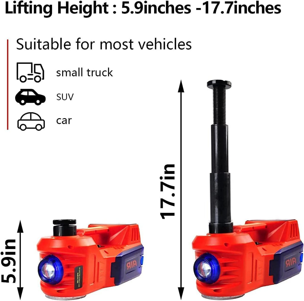 Electric Hydraulic 5 Ton Car Floor Jack with Impact Wrench O84371