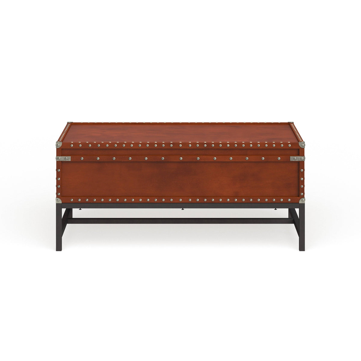 Industrial Cherry Solid Wood Coffee Table W634