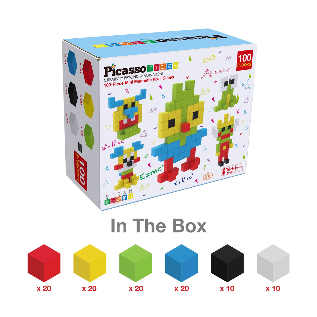 100 Piece Magnetic Cube Puzzle Toy Kit F806