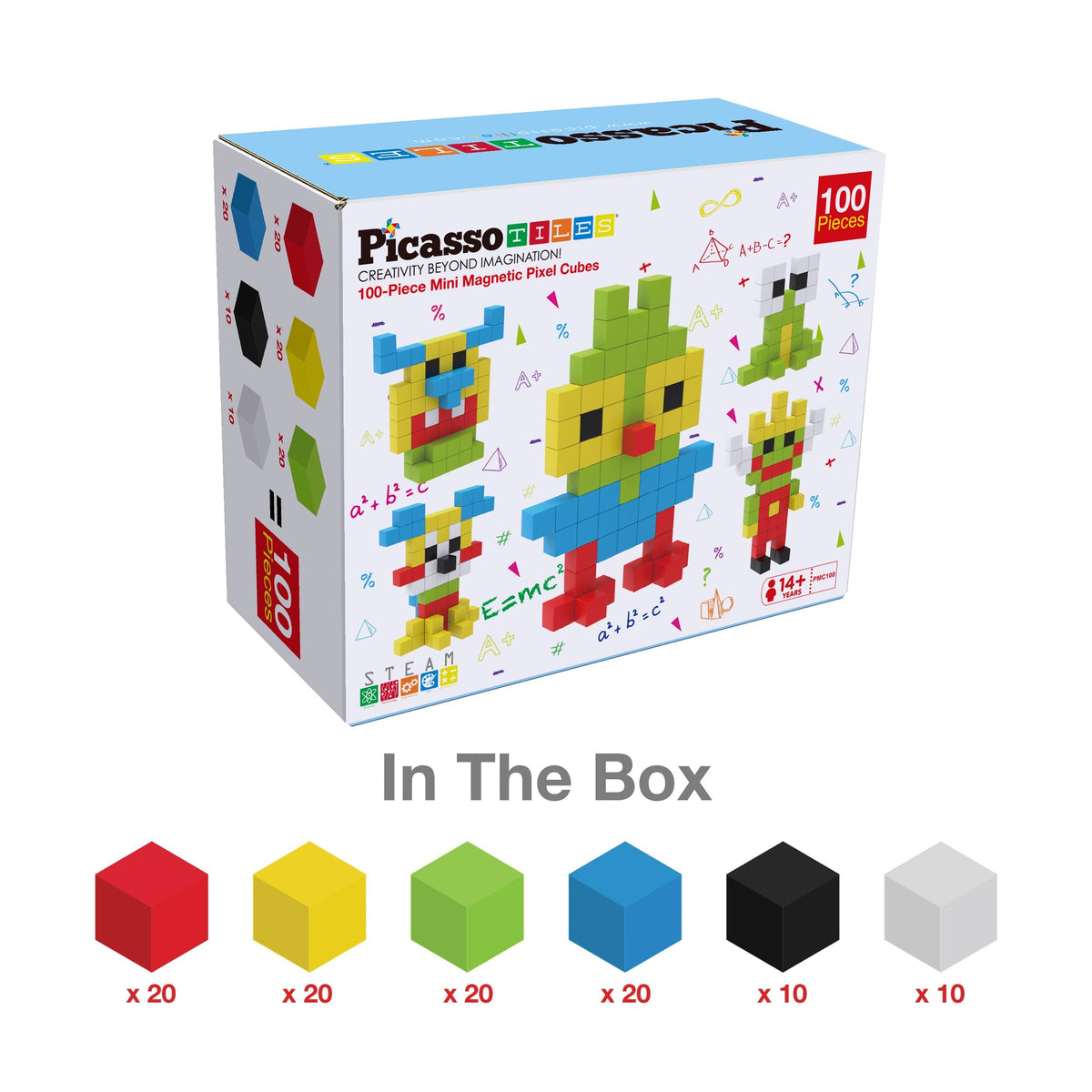 100 Piece Magnetic Cube Puzzle Toy Kit F806
