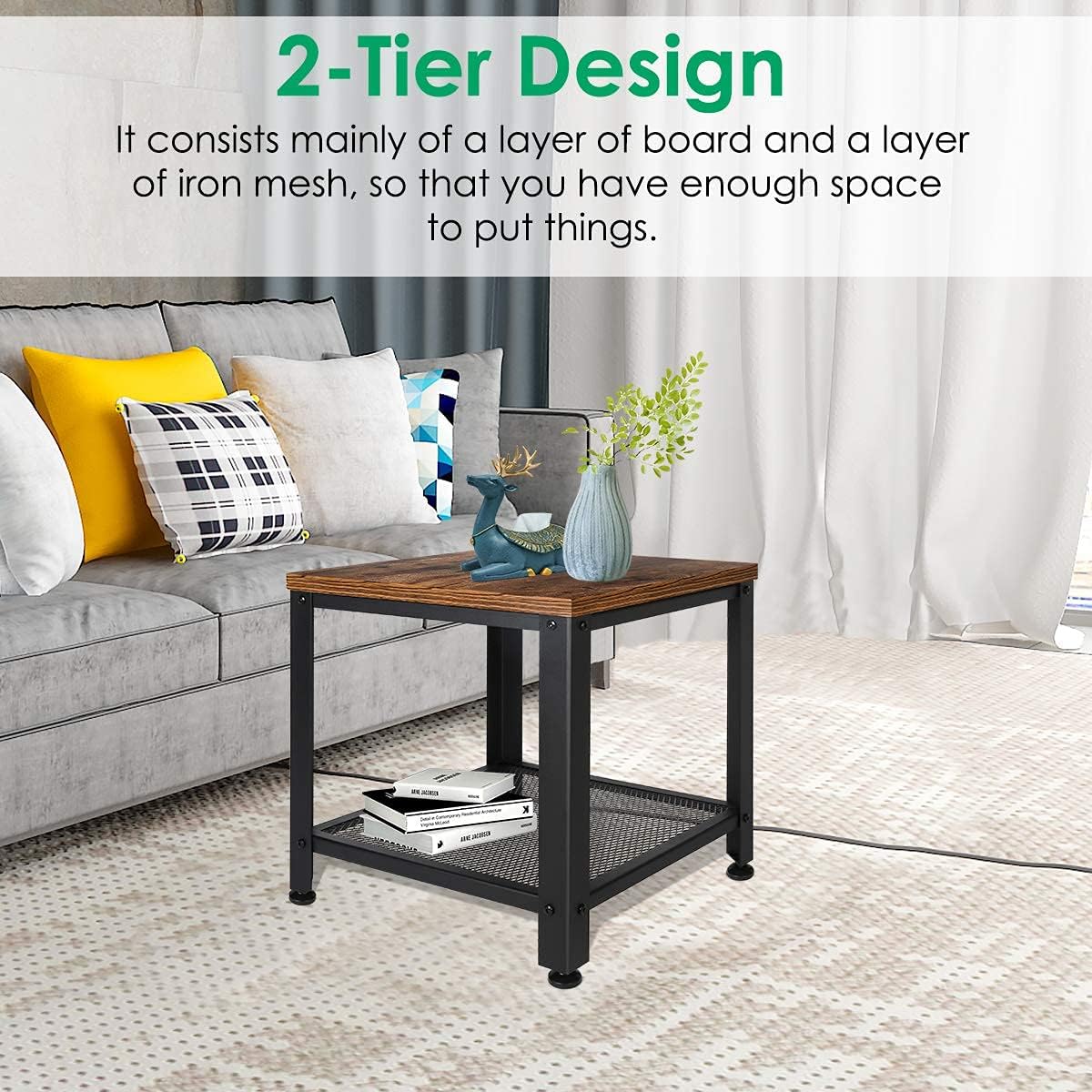 Storage Shelf with Small Table G902
