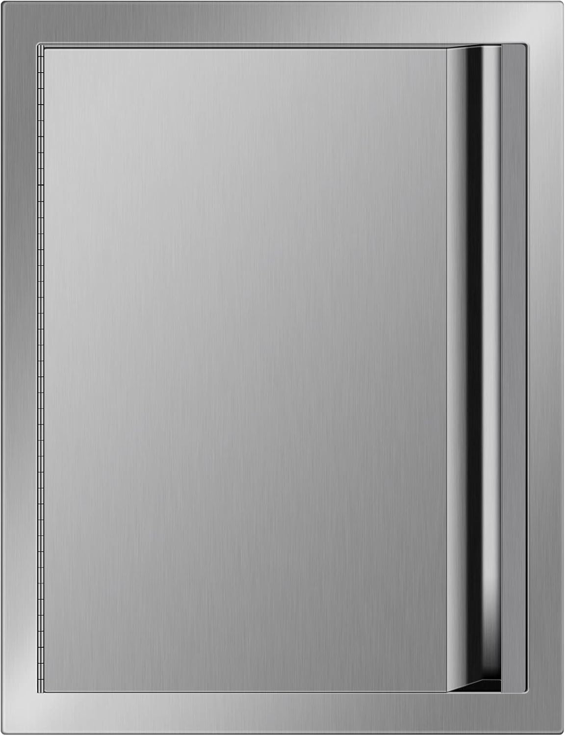24 x 24 Inch Double BBQ Door Stainless Steel with Recessed Handle P18163