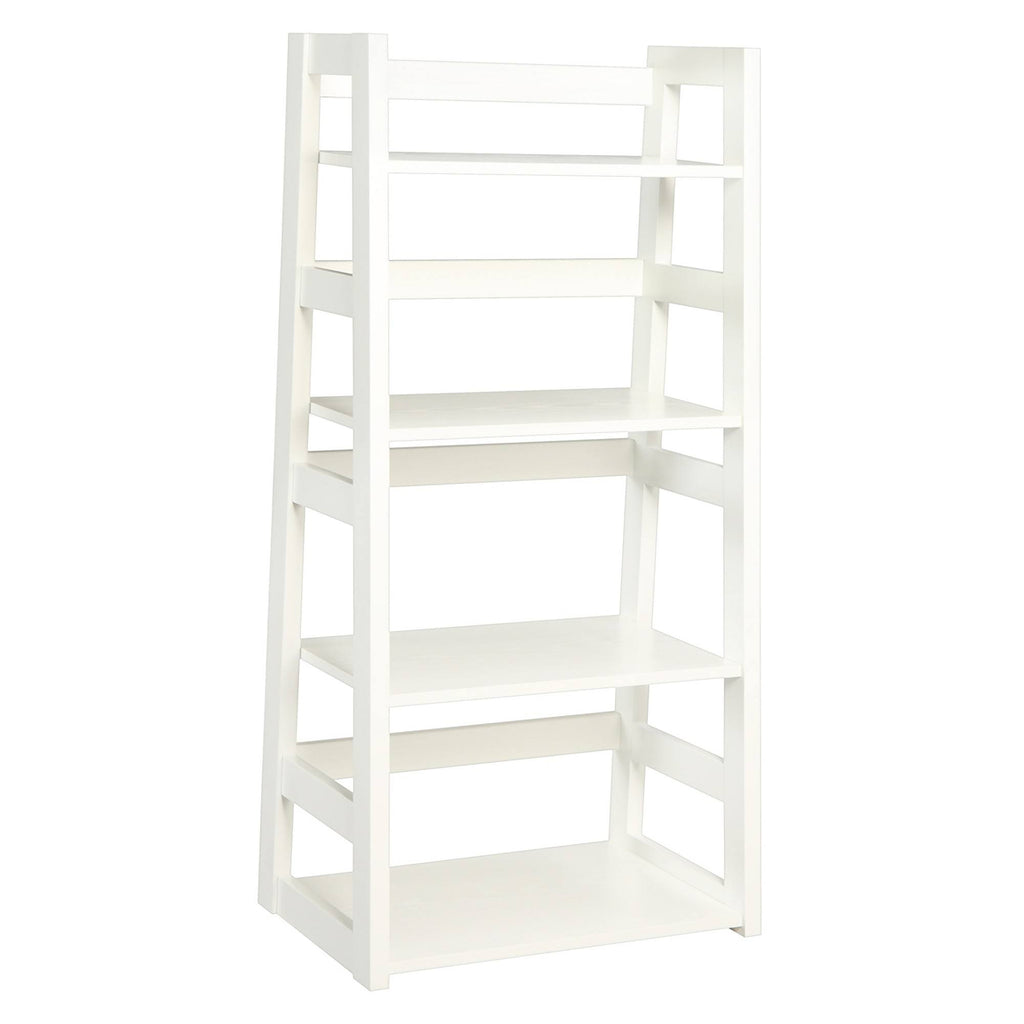 4-Tier White Bookcase A68173