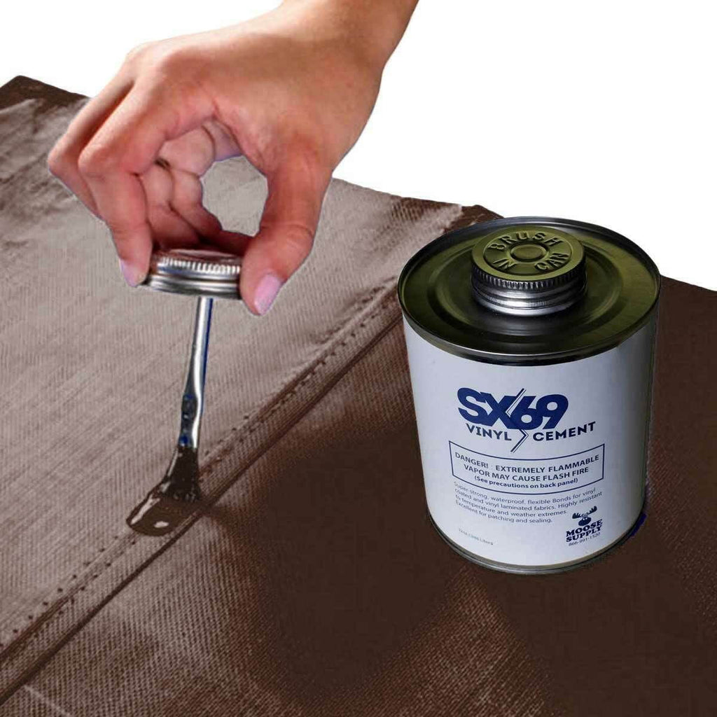Blue Marble Vinyl Repair Kit with 4oz Glue R760306