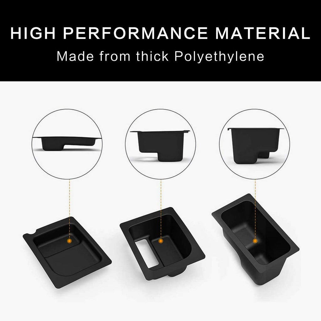 3PCS Black Under Seat Storage Bin Set N55920