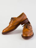Tan Leather Shoes Z709