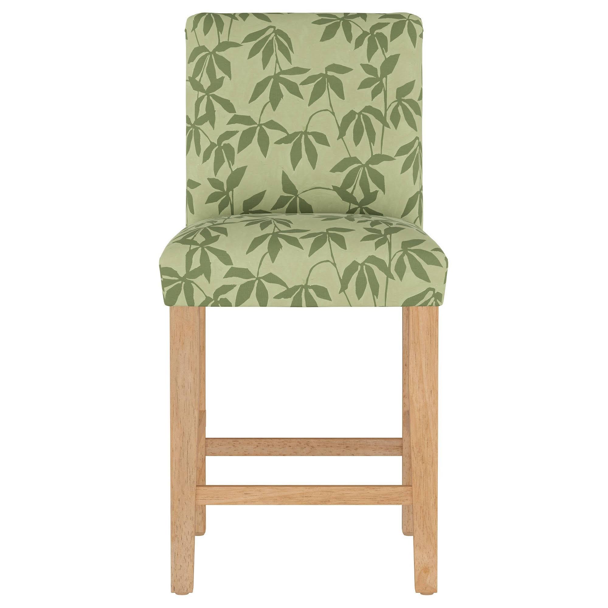 Counter Height Barstool Floral Sage Tonal C639