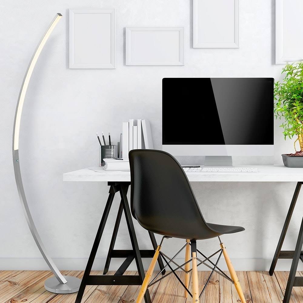 Brushed Nickel LED Floor Lamp A5840