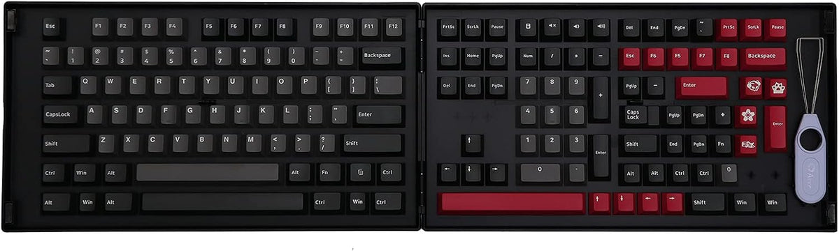 157 Keys Double-Shot PBT Cherry Profile Full Keycaps Set with Storage Box B34523
