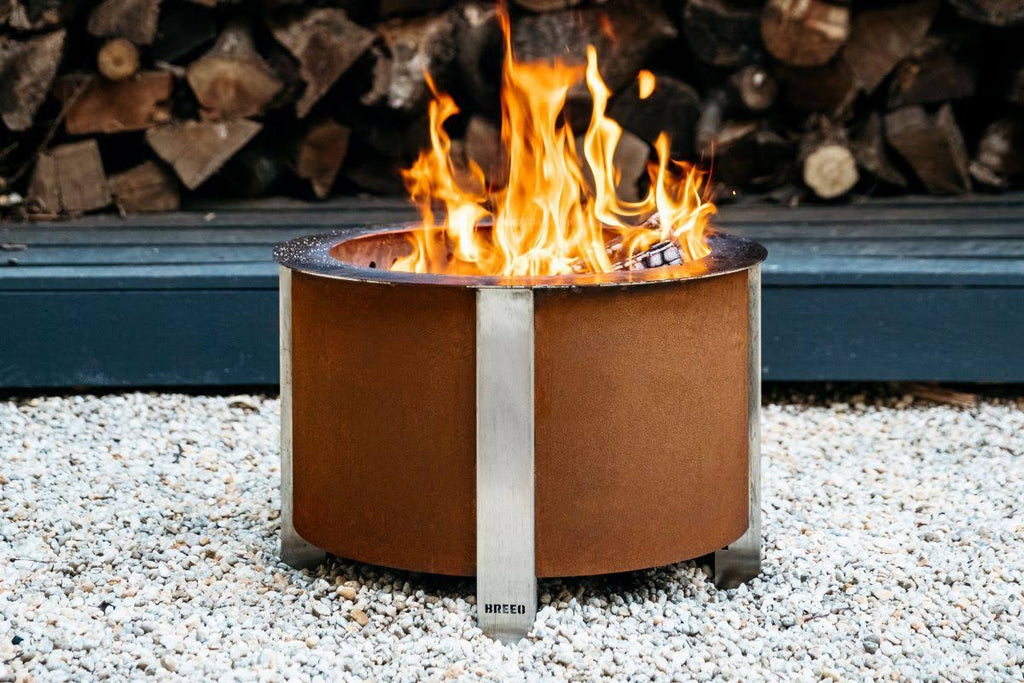 Stainless Steel Smokeless Fire Pit with SearPlate Rim Y465