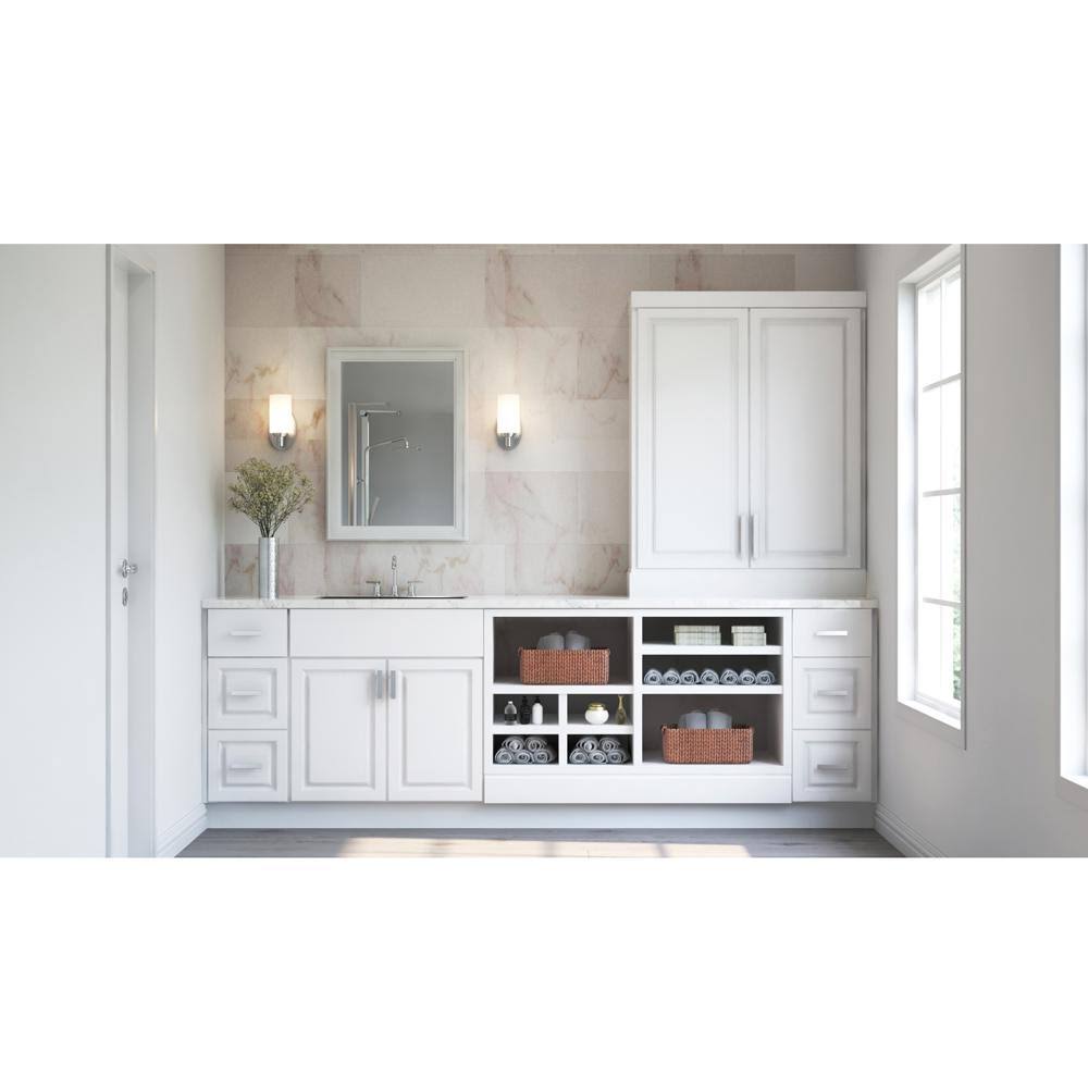 Satin White Sink Base Kitchen Cabinet A3561