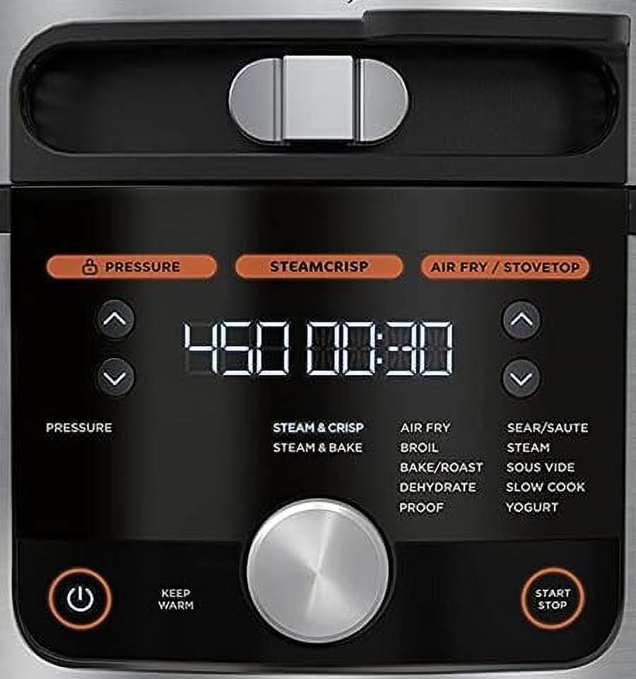Navy Blue 8 Qt. Pressure Cooker Steam Fryer K2274