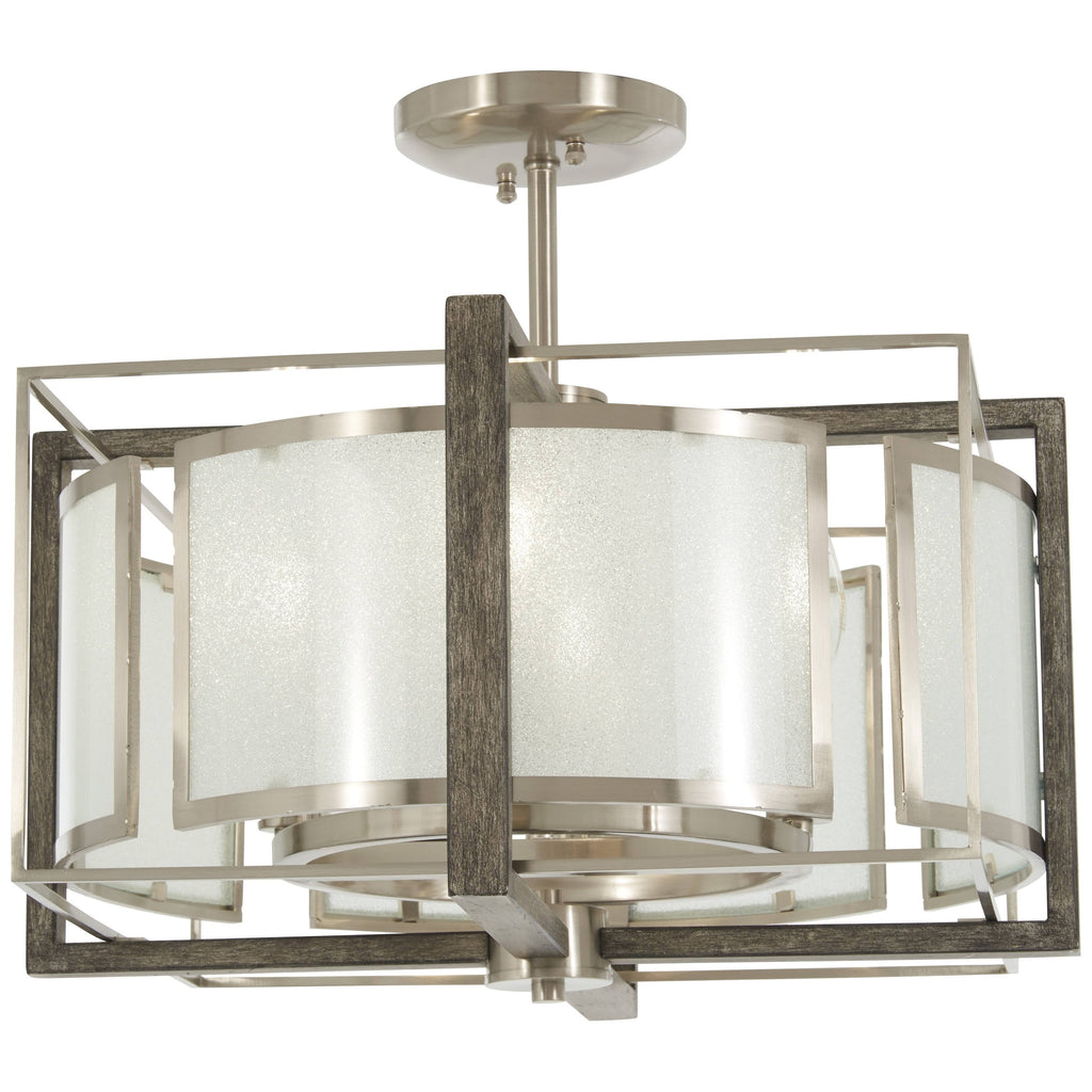 4 Light Brushed Nickel Semi Flush K75208