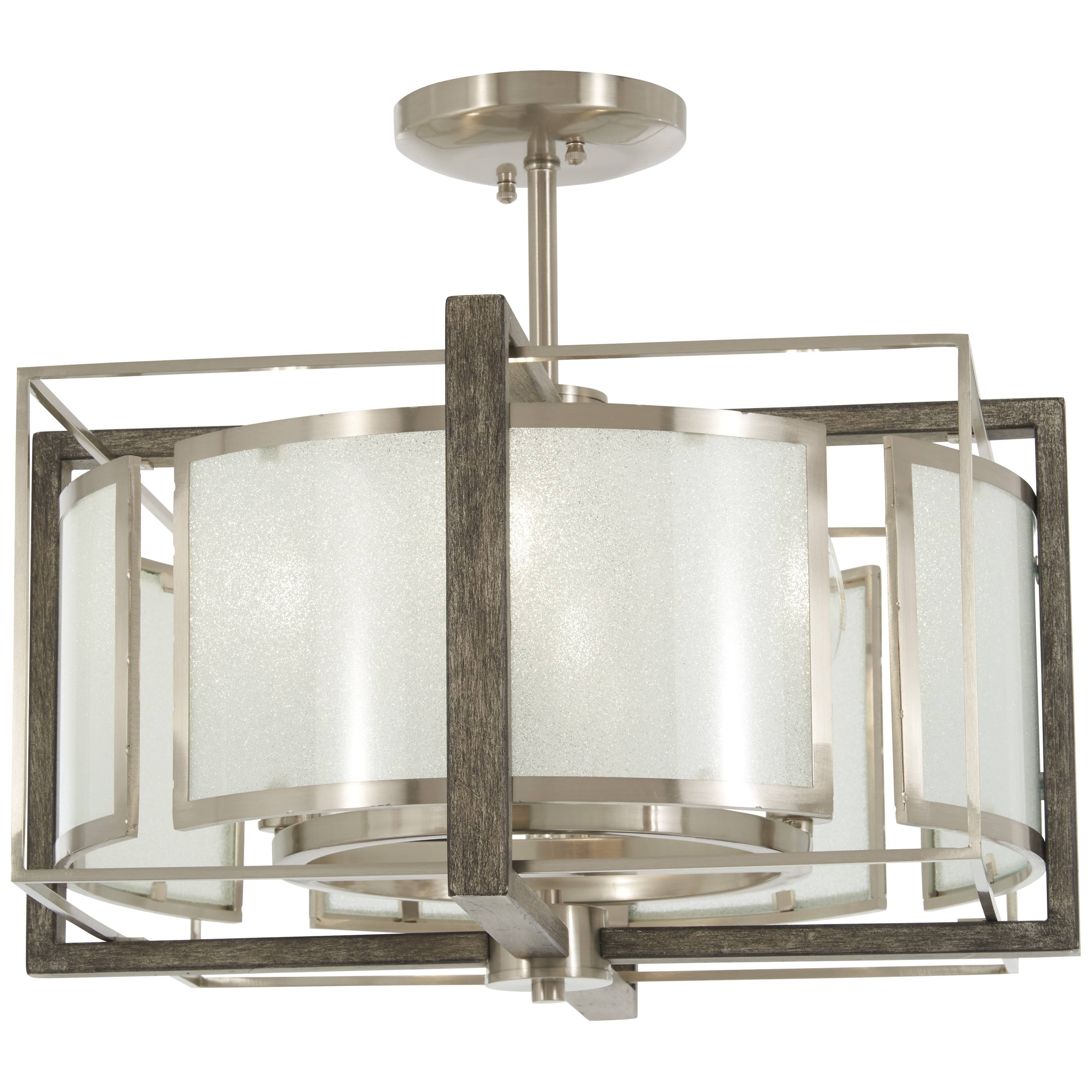 4 Light Brushed Nickel Semi Flush K75208