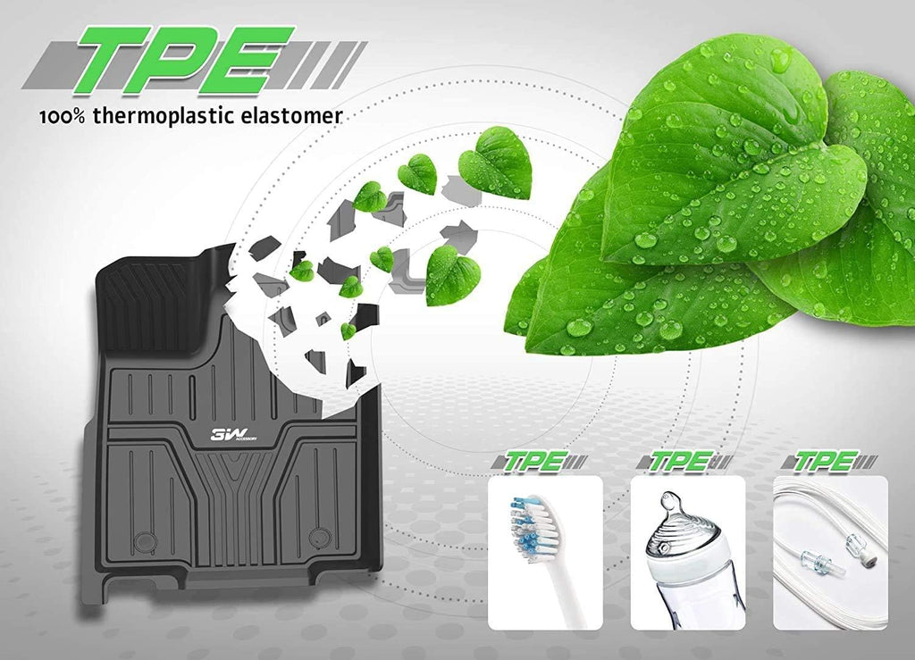 Black TPE Custom Fit Floor Liner for Mercedes Benz CLA Class J43400