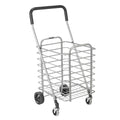 Grey Aluminum Shopping Cart B7575