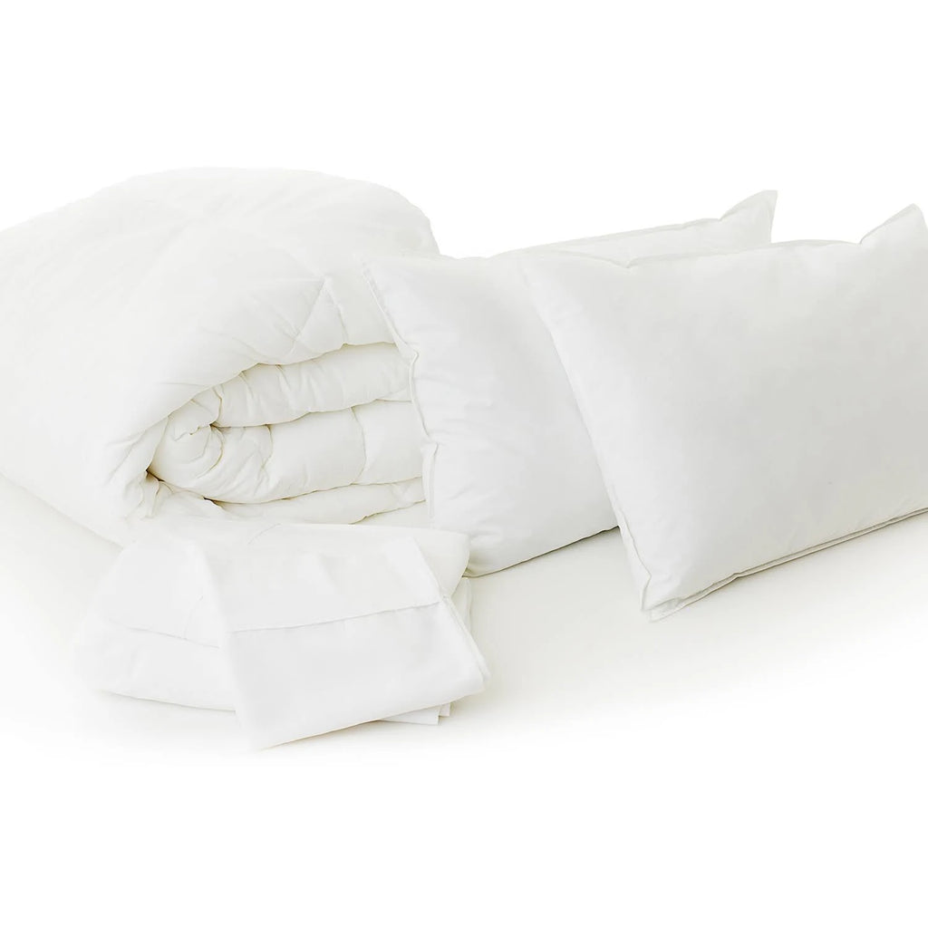 Split Cal King White Reversible Bed in A Bag K23553