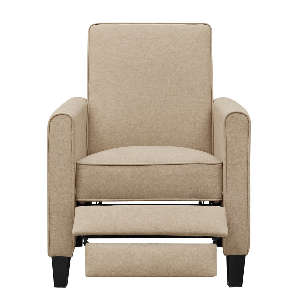 Mocha Linen Upholstered Club Chair Set of 2 O923383