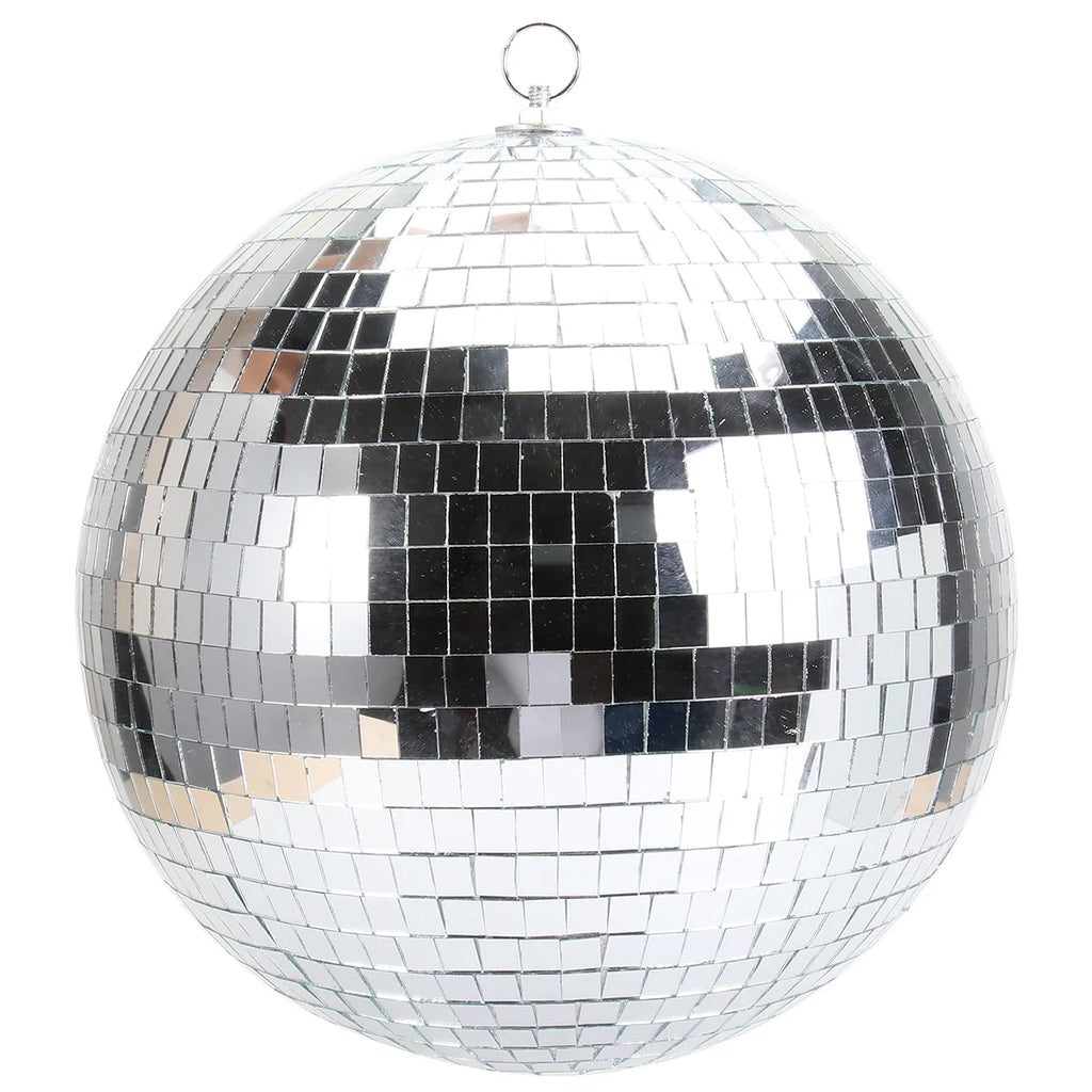 Silver Disco Mirror Ball with Hook V33458