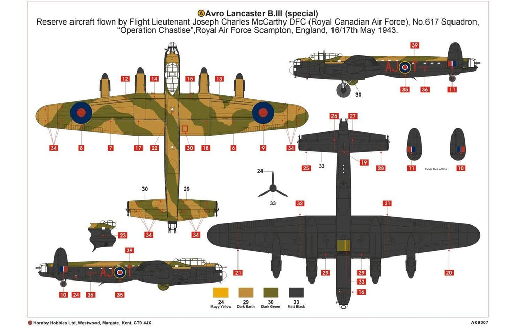 Avro Lancaster 1:72 F9899
